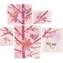 Oopsy Daisy All a Twitter Pink, Set ot 5 canvases Canvas Art Image Wrap