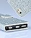 iPhone 6s Plus Wallet case,FLYEE Bling Crystal 3D Raindrop Pattern Sparkly PU Wallet Protective Case with Magnetic Button Closure for Apple iPhone 6s Plus 5.5 Inch(Silver)