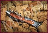 Laguiole Waiter's Corkscrew - Rosewood Handle w/ Leather Pouch