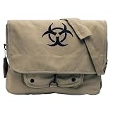 Khaki ''bio-hazard'' Vintage Bag (Apparel)