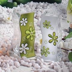 VASE 13CM GLAS SORT 35951