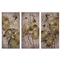 Set of 3 Lotus Wall Decor