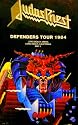 Judas Priest ~ Defenders Tour 1984 ~ Rare Original Vintage Poster ~ Approx 13 X 20 Inches