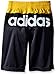 adidas Big Boys' Active Short, Dark Grey/EQT Yellow, Medium/10-12