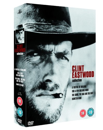 Childrens Toyshop  DVD : Clint Eastwood Collection - A Fistful Of Dollars/The Good, The Bad And The Ugly/For A Few Dollars More/Hang 'Em High