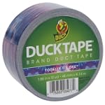 Duck Brand 1344909 1.88-Inch by 10-Yard Colored Duck Tape, Totally Tie Dye