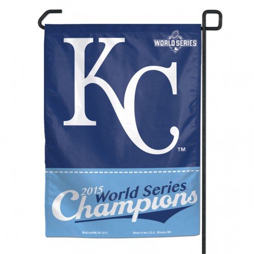 Kansas City Royals 2015 World Series Champions Garden Flag
