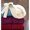Gaiam Organic Cotton Terry Cloth Robe (Plum Purple) M/L & L/XL (Great Gift!)