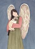 Pug dog angel print / Lynch