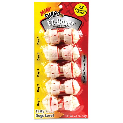 Dingo Mini EZ-Bones, 5-Count (P-15030)