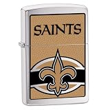Zippo New Orleans Saints High Polish Chrome Lighter
