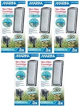 Hagen 15-Pack Marina Slim Aquarium Water Filter with Carbon Plus Ceramic Cartridge
