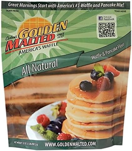 Golden Malted All-Natural Pancake & Waffle Flour 32oz