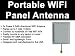 +8.5 dBi WiFi Mini Panel Range Booster for Wireless Internet better than the Super Cantenna