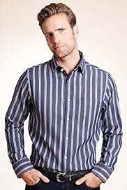 Blue Harbour Premium Pure Cotton Stripe Shirt