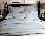 Pinzon Riviera Egyptian Cotton Jacquard King Duvet Cover, Ocean