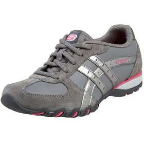 Buy Skechers Ladies Speedsters Lace Up With Arch And Stripe by Skechers