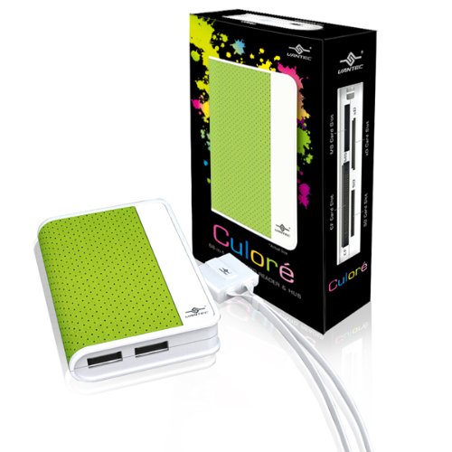 Vantec Culoré 66-in-1 Multi-Card Reader and Hub (GREEN)