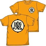 ドラゴンボール 魔族抜染 Tシャツ オレンジ ： サイズ M
