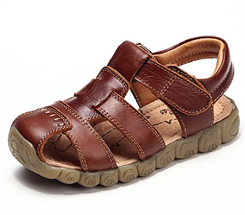 DADAWEN Boy's Girl's Closed Toe Outdoor Sandal (Toddler/Little Kid/Big Kid)