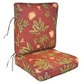 Deep Seating Cushion Red Multicolor - 48x22 .5"