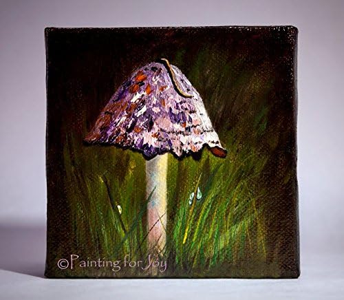 "Nature's Umbrella" mushroom painting