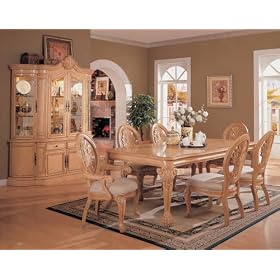 7-Piece Dining Room Furniture Set in Antique White - Coaster