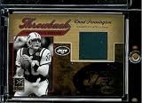 2005 Donruss Elite Chad Pennington Throwback Threads Jersey 18/25 New York Jets Football Card - Mint Condition - Shipped In Protective Display Case