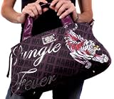 Ed Hardy - ED HARDY Eden Purse Handbag Bag Satchel Tote Jungle Fever Purple