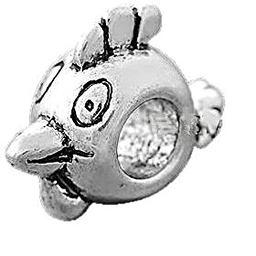 Charm Buddy Angry Birds Charms Bead Fits Silver Pandora Style Bracelets