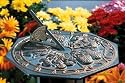 Butterfly Sundial Weathered Bronze