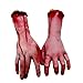 HOAEY Severed Cut Off Fake Bloody Hand Latex Arm Hand Halloween Prop (Random delivery)