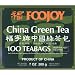 Foojoy China Green Tea -100 Individually Wrapped Tea Bags
