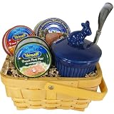 Assorted Pate and Crock with spreader French Gourmet Gift Basket