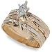 Ladies Diamond Trio Set - Size 7