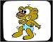 Mouse Pad with baby, diaper, bear