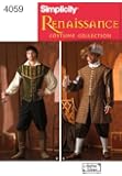 Simplicity Sewing Pattern 4059 Men Costumes, A (XS-S-M-L-XL)