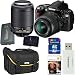 Nikon D60 Digital SLR Camera W/ 18-55mm AF-S VR Zoom Lens + Nikon 55-200mm AF-S VR Zoom Lens + Transcend 8GB SD Card w/ Card Reader + Spare EN-EL9 Battery + Nikon D60 Case w/ Nikon DVD + Willoughbys Bonus Accessory Kit