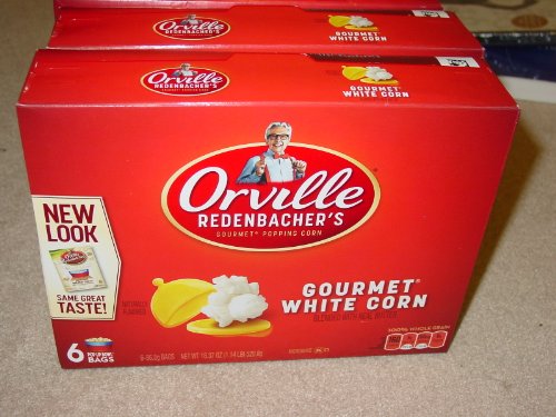 Orville Redenbacher's Gourmet White Popcorn Pop up Bowl, 6 Count (Pack of 3)