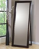 Coaster Phoenix Standing Floor Mirror in Deep Cappuccino Finish