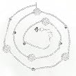 Bellychain Sterling Silver Jewelry Gifts Length 36 inches (b204d)