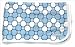 Baby Star Tag Blue Knit Blanket Knit Blanket in Blue Tag