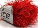 Red Extra Long Eyelash Yarn Ice Luxurious Fun Fur 50gr 38yds 13278