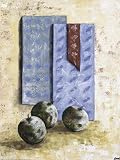 Blue Mood Art Print Poster By Brita Linius, 23.5  x 31.5 