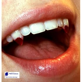 Scarecrow Blood Tipped Classic Vampire Fangs From Planetcostume