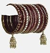 Kundan: Maroon Bangles (2.8)