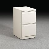 Hon 33820KL Mobile Pedestal, Efficiencies Series, File/File, 19-7/8D x 28H, K Drawer Pull, Putty