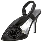 Martinez Valero Corona Big Rosette Gathered Nappa Sandal