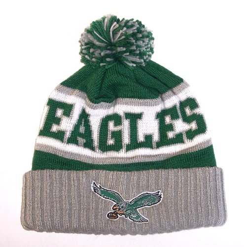 Philadelphia Eagles Reebok Throwback Logo Knit Hat Cap