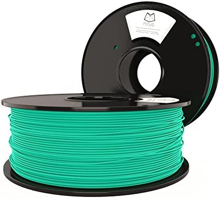 Mitus ABS Filament 1.75mm 1 kg for 3D Printing, Made in the USA, Green Teal